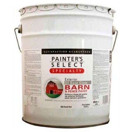 GENERAL PAINT Fence Paint, Flat, Red, 1 gal 798405